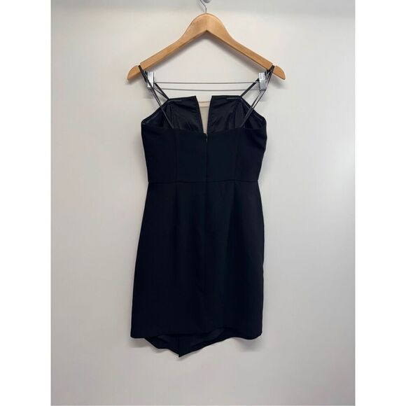Liv Foster Strapless Twill Cocktail Mini Dress Size Small Black NWT - Picture 5 of 12